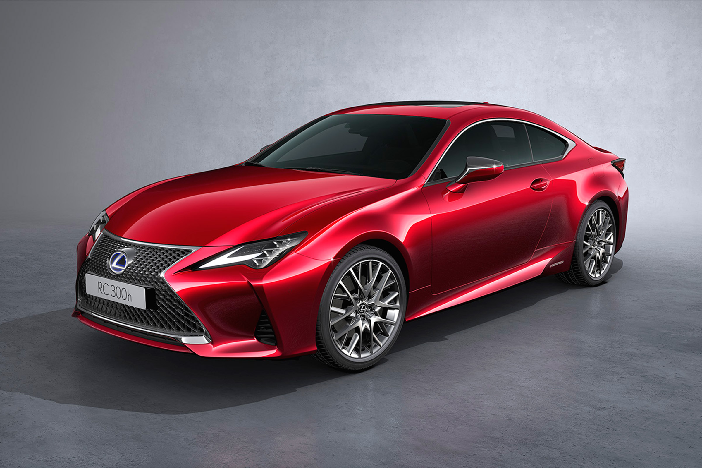 Lexus RC coupe facelift - front quarter