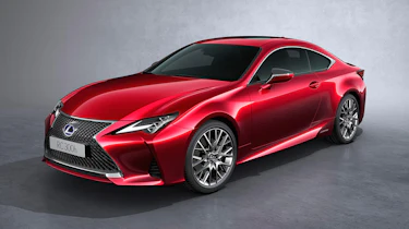 Lexus RC coupe facelift - front quarter