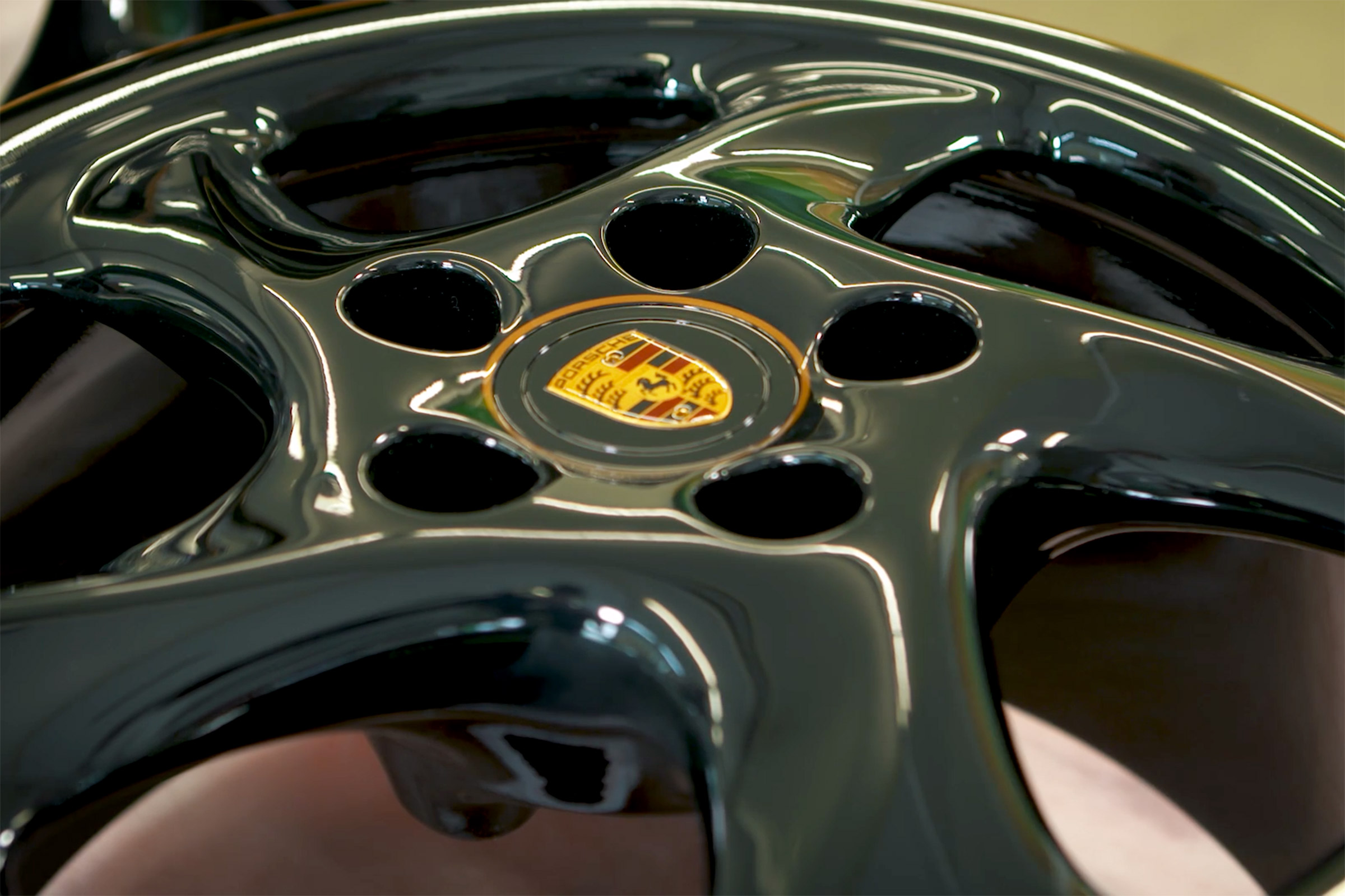 Porsche Classic project gold wheel