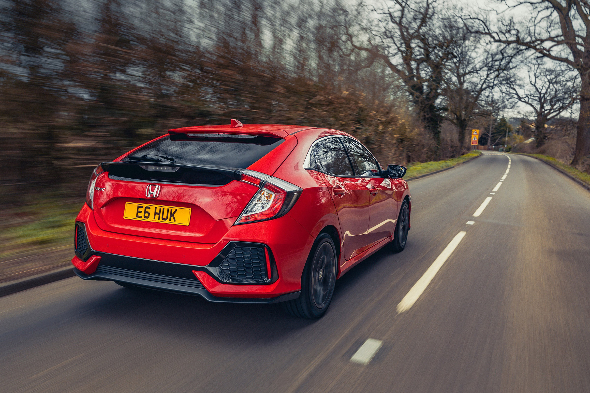 Honda Civic review - rear tracking