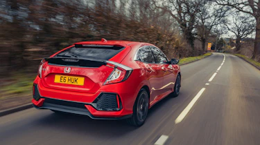 Honda Civic review - rear tracking