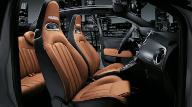 Abarth 595 MY19 update - tan interior