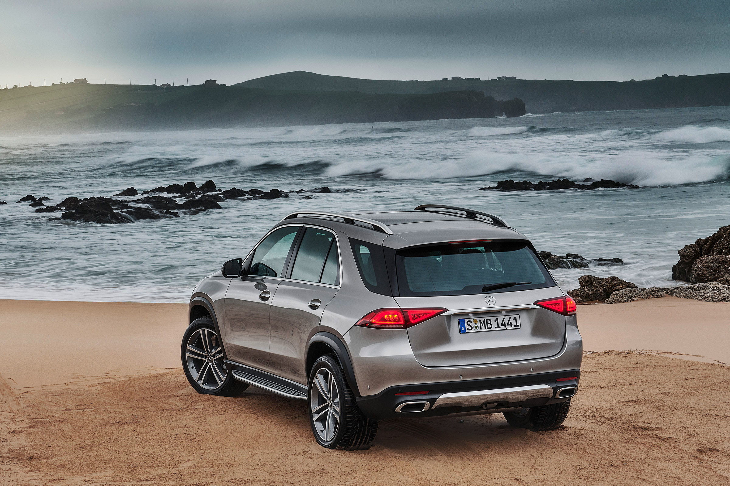 new Mercedes-Benz GLE - beach