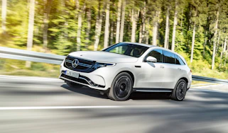 Mercedes EQC AMG-line - front quarter