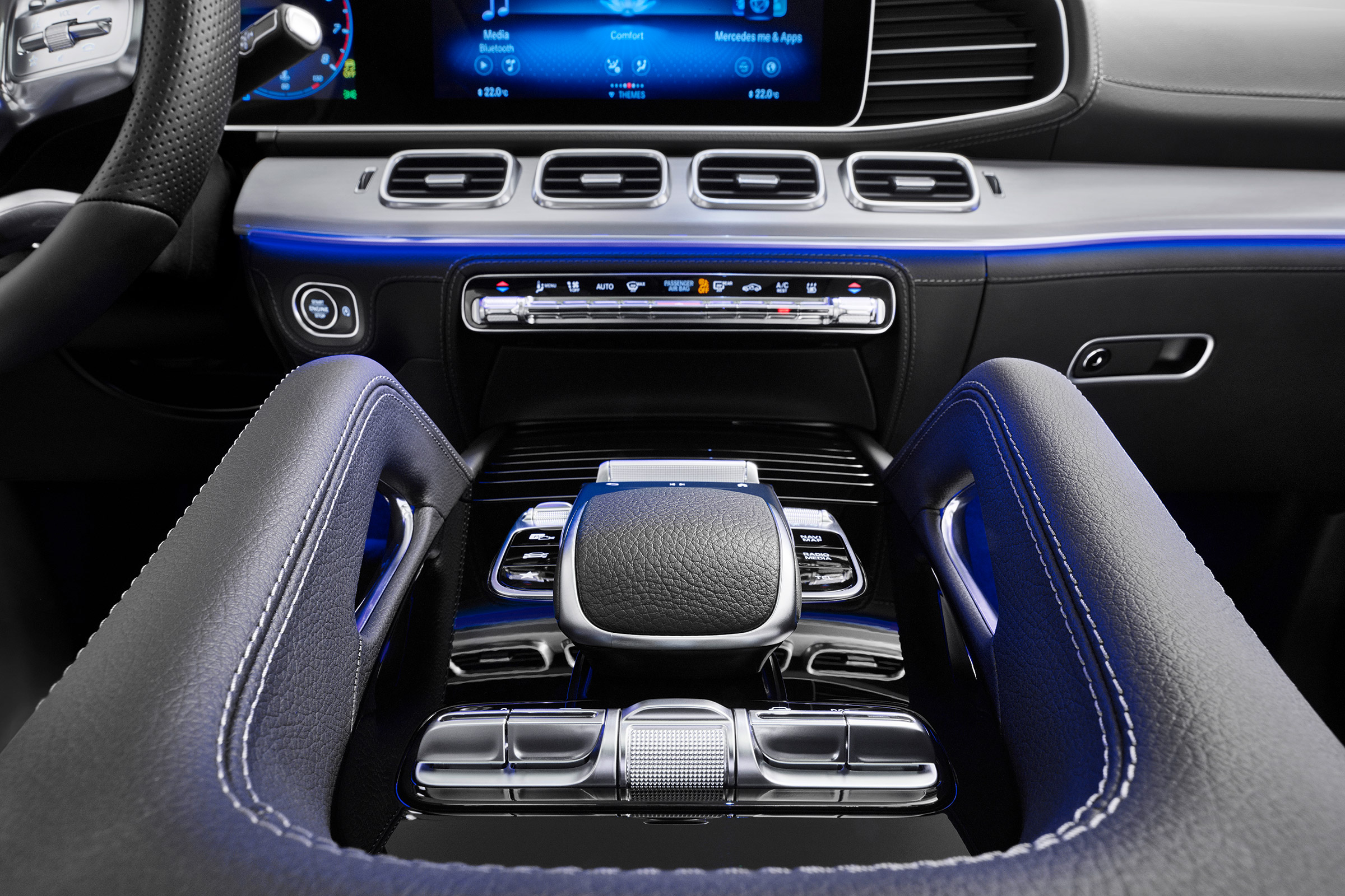 Mercedes GLE AMG-line - console