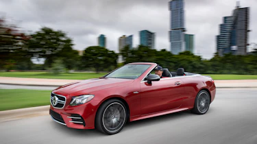 Mercedes-AMG E53 Cabriolet US - front quarter