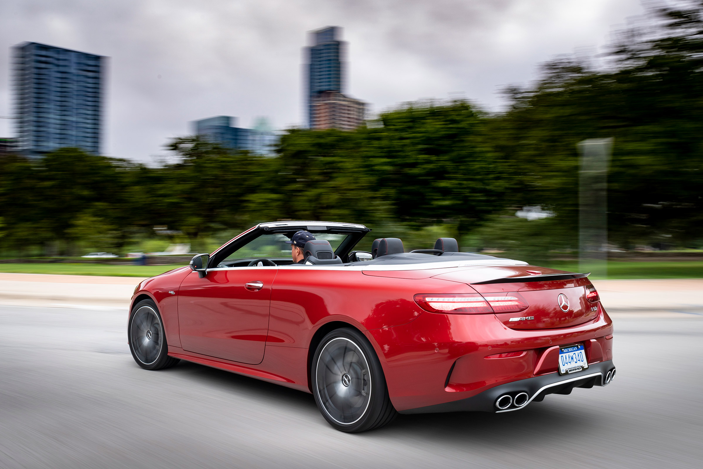 Mercedes-AMG E53 Cabriolet US - rear quarter