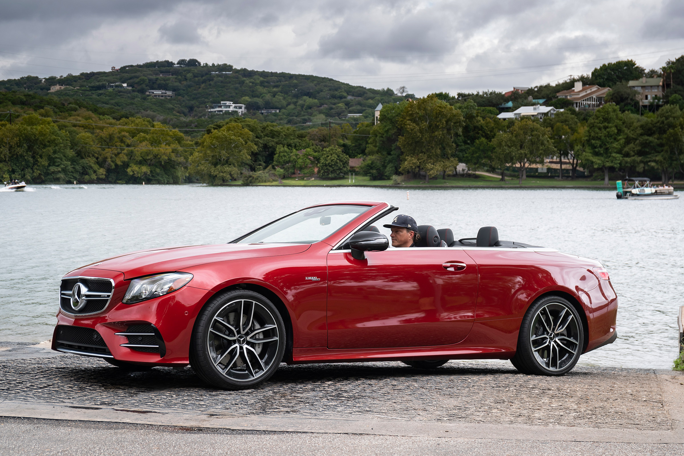 Mercedes-AMG E53 Cabriolet US - front quarter