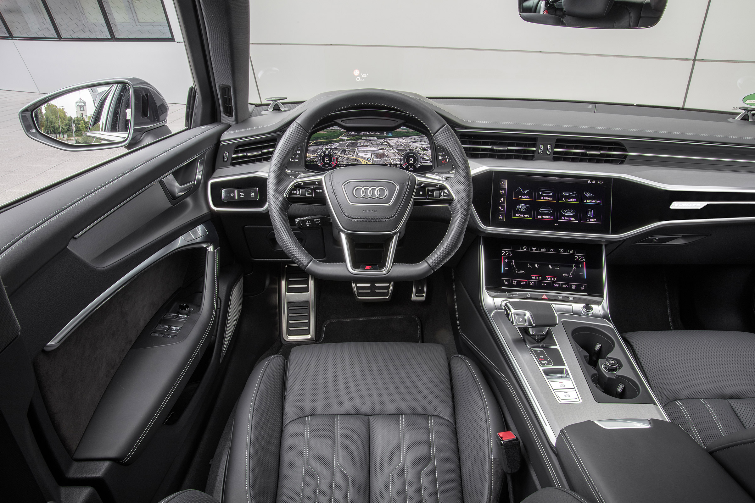 Audi A6 2018 Avant first drive - cabin