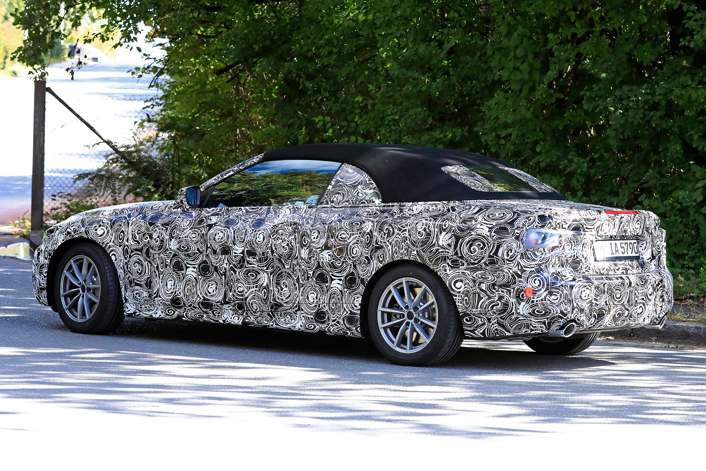 BMW 4-series spy (2019) - rear quarter