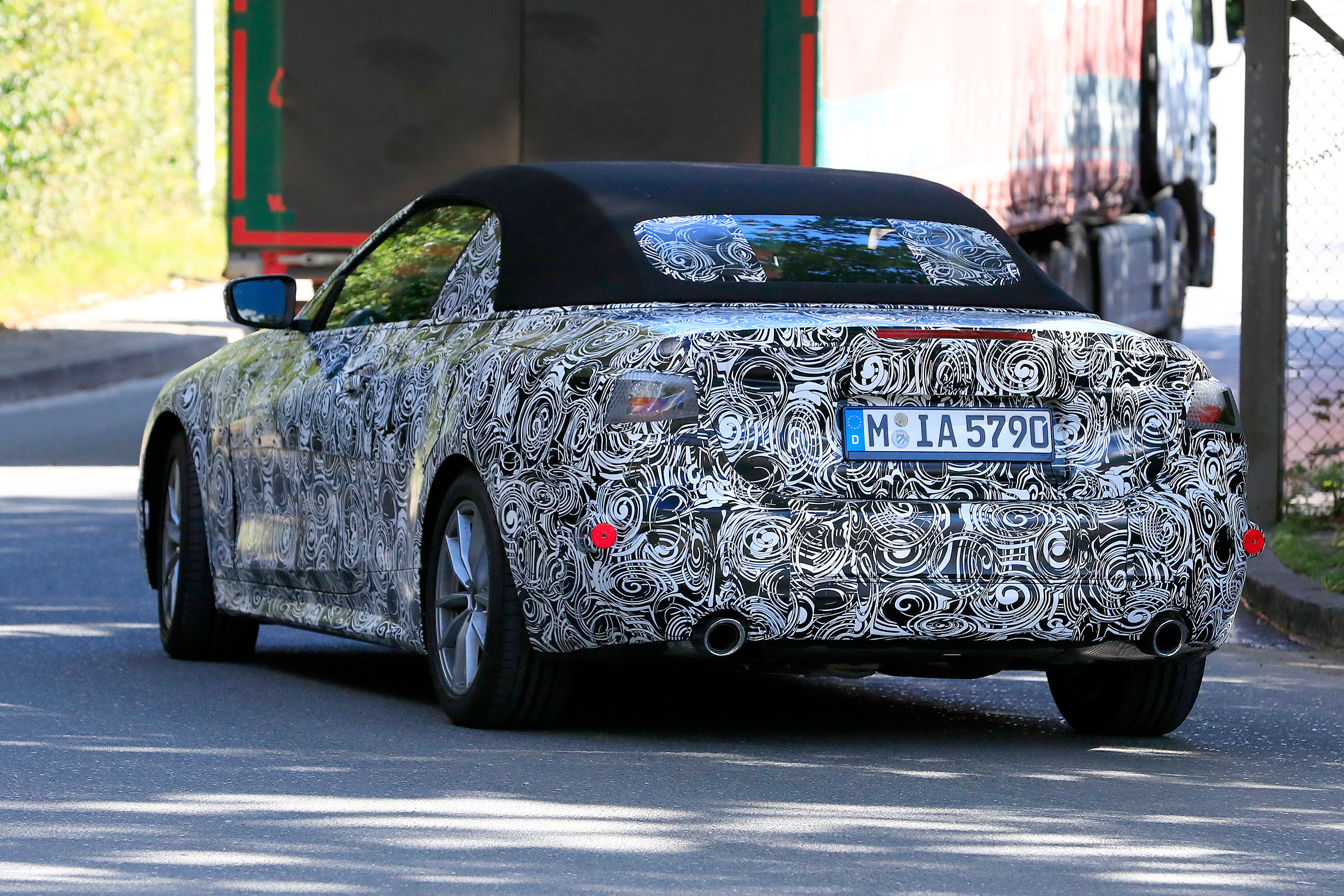 BMW 4-series spy (2019) - rear quarter