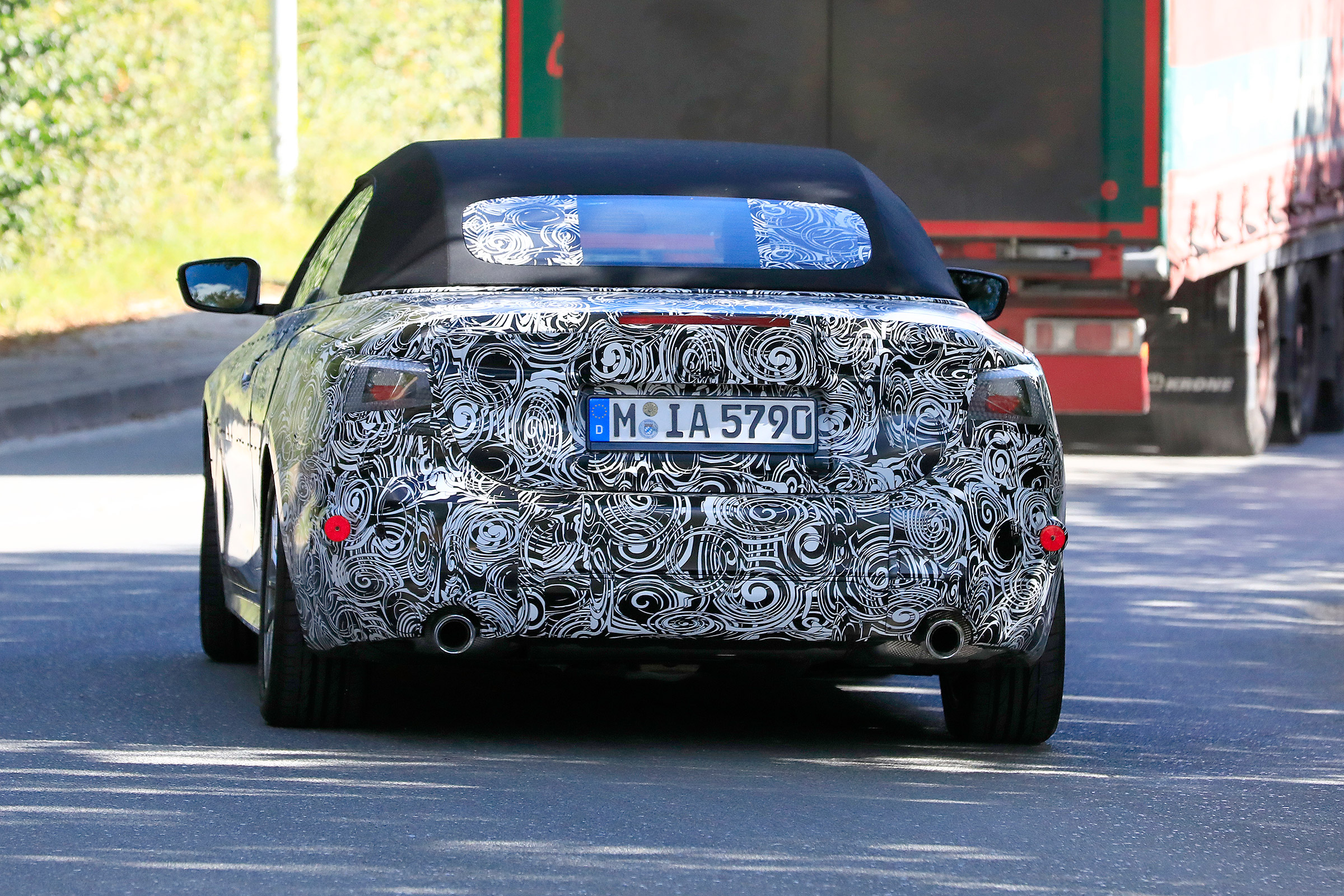 BMW 4-series spy (2019) - rear