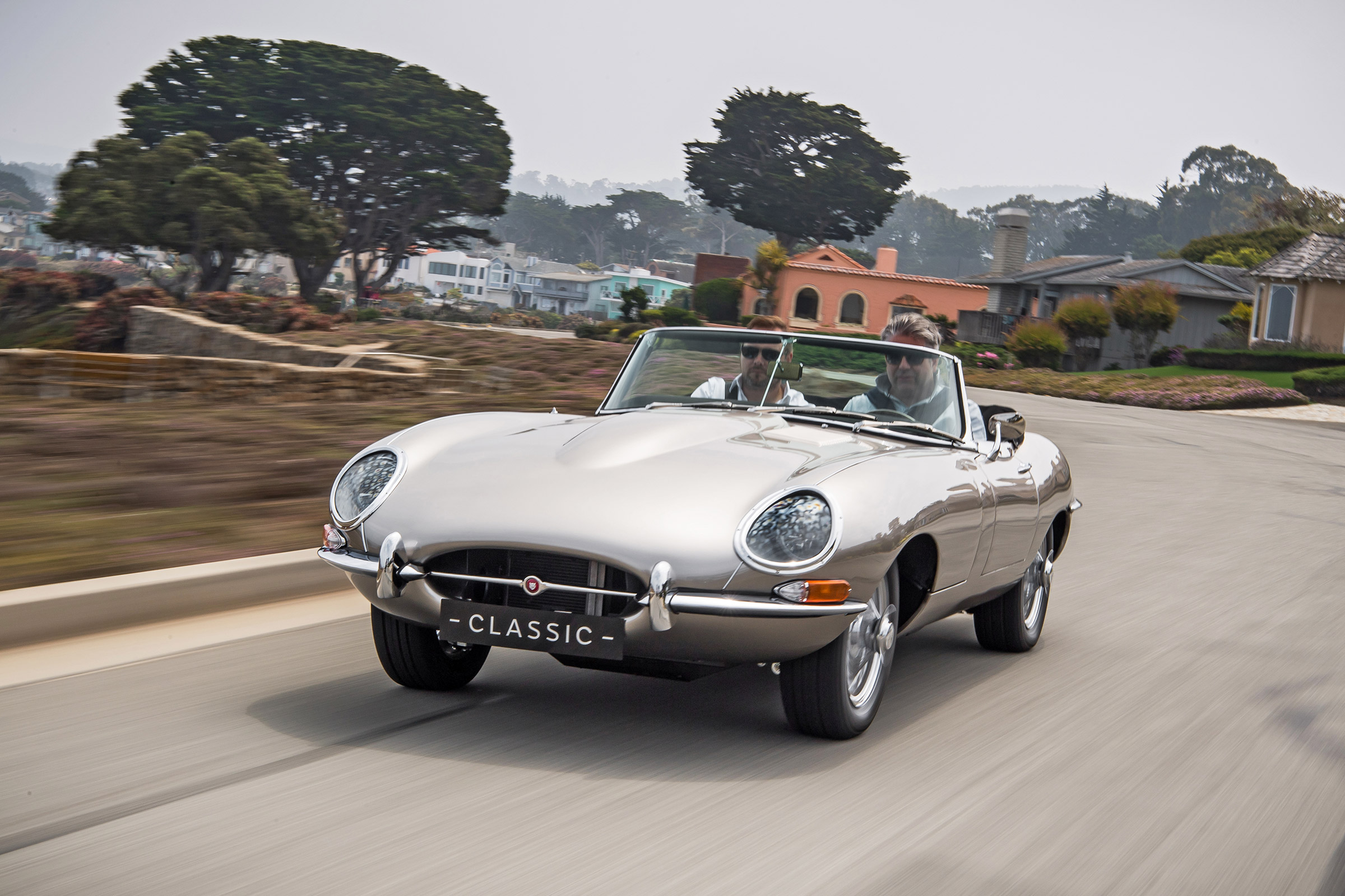 Jaguar E-type Zero - driving front