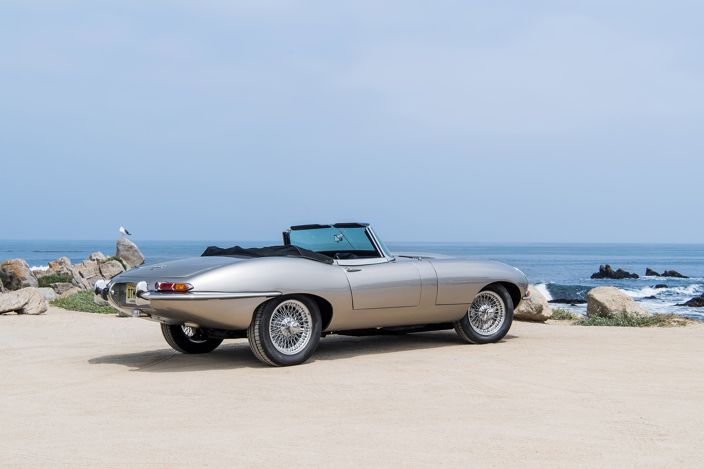 Jaguar e-type Zero drive - rear quarter