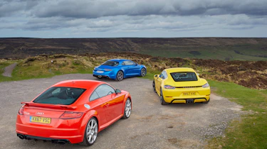 evo Supertest A110 vs rivals - rear triple static