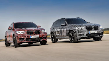 BMW X3 M and X4 M prototypes - front tracking