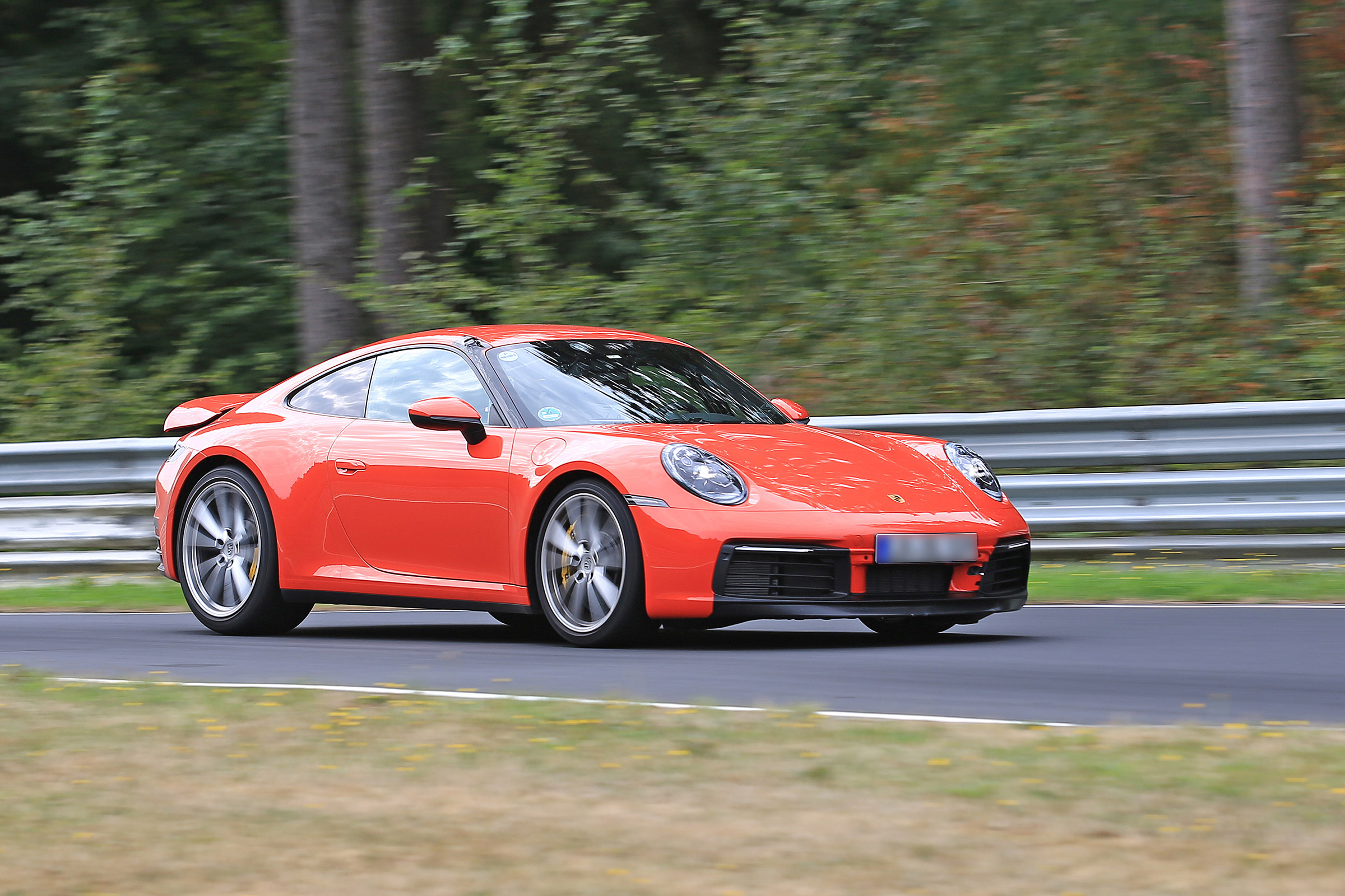992 Porsche 911 prototype - red front quarter