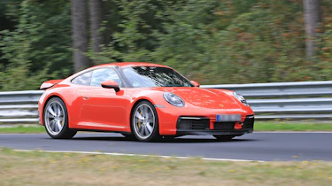 992 Porsche 911 prototype - red front quarter