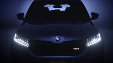 Skoda Kodiaq vRS teaser front