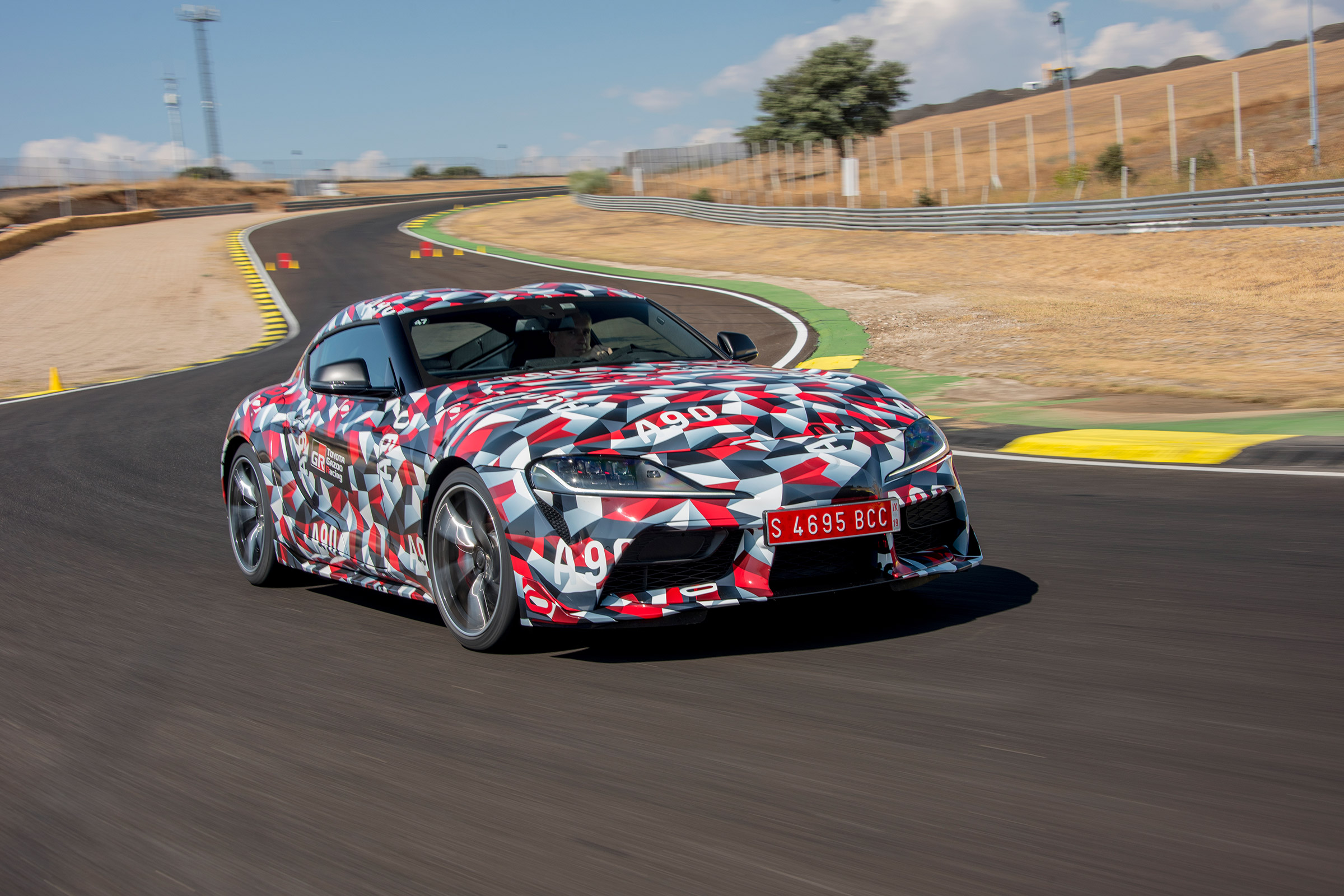 Toyota Supra proto drive - front quarter
