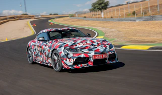Toyota Supra proto drive - front quarter