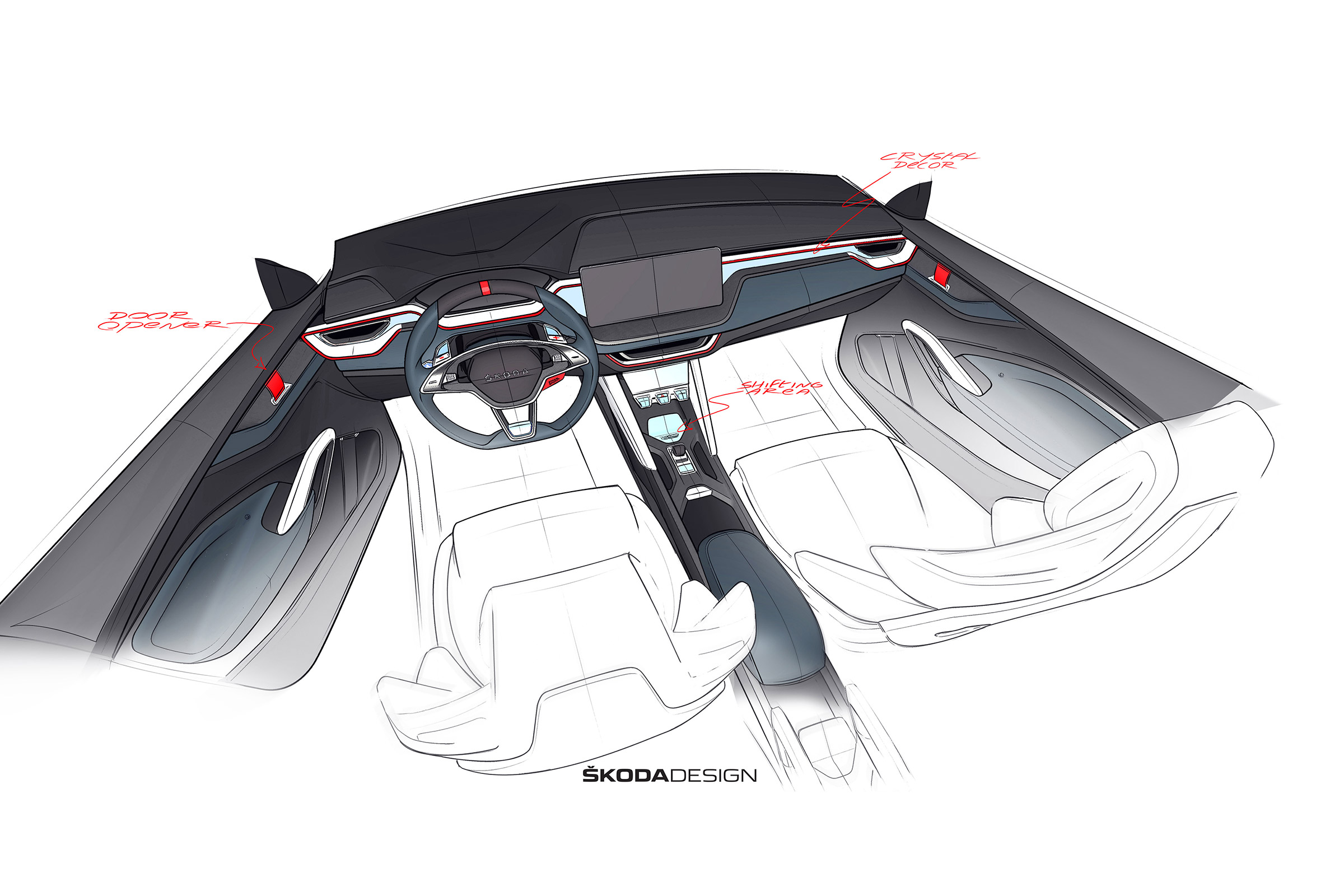 Skoda Vision Concept - dash