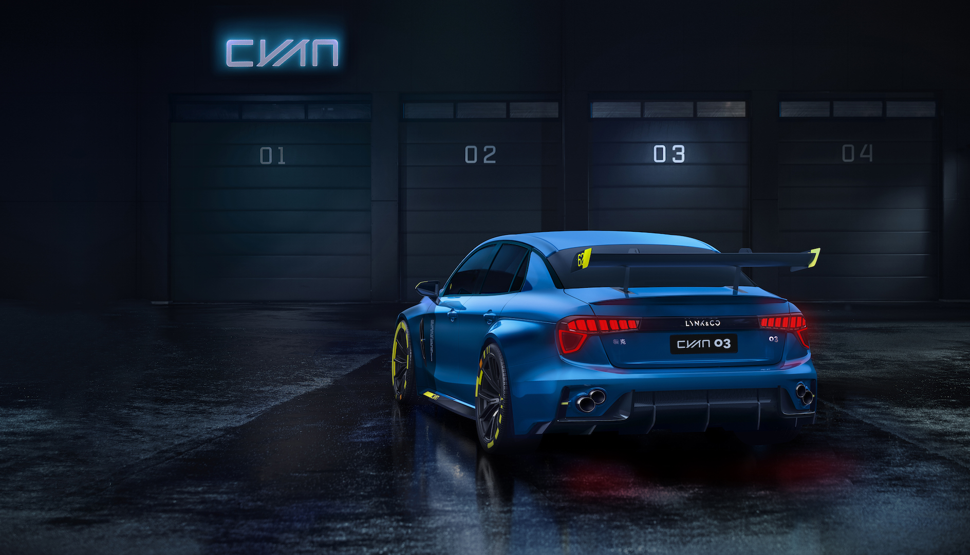 Lynk &amp; Co 03 TCR - rear