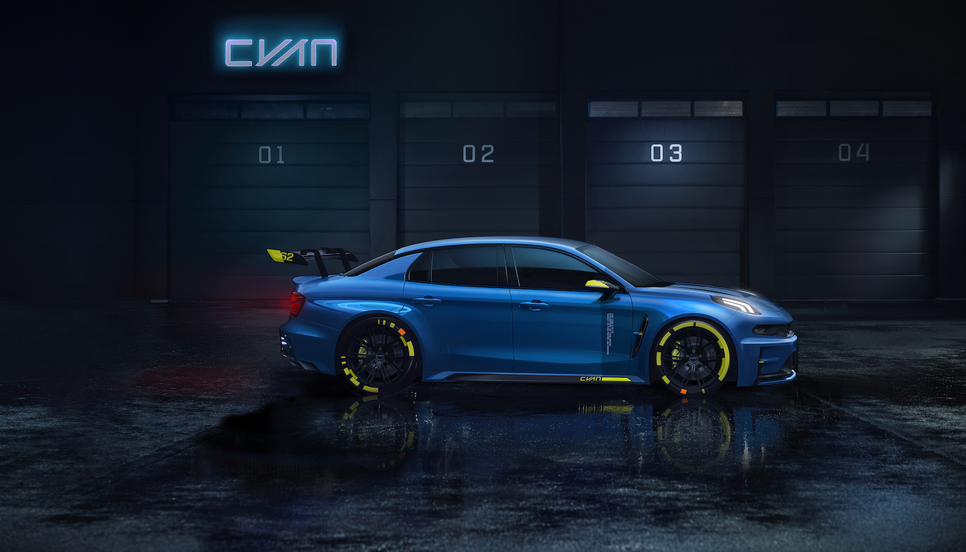 Lynk &amp; Co 03 TCR - side