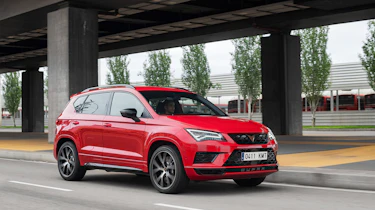 Ateca Cupra - red front quarter