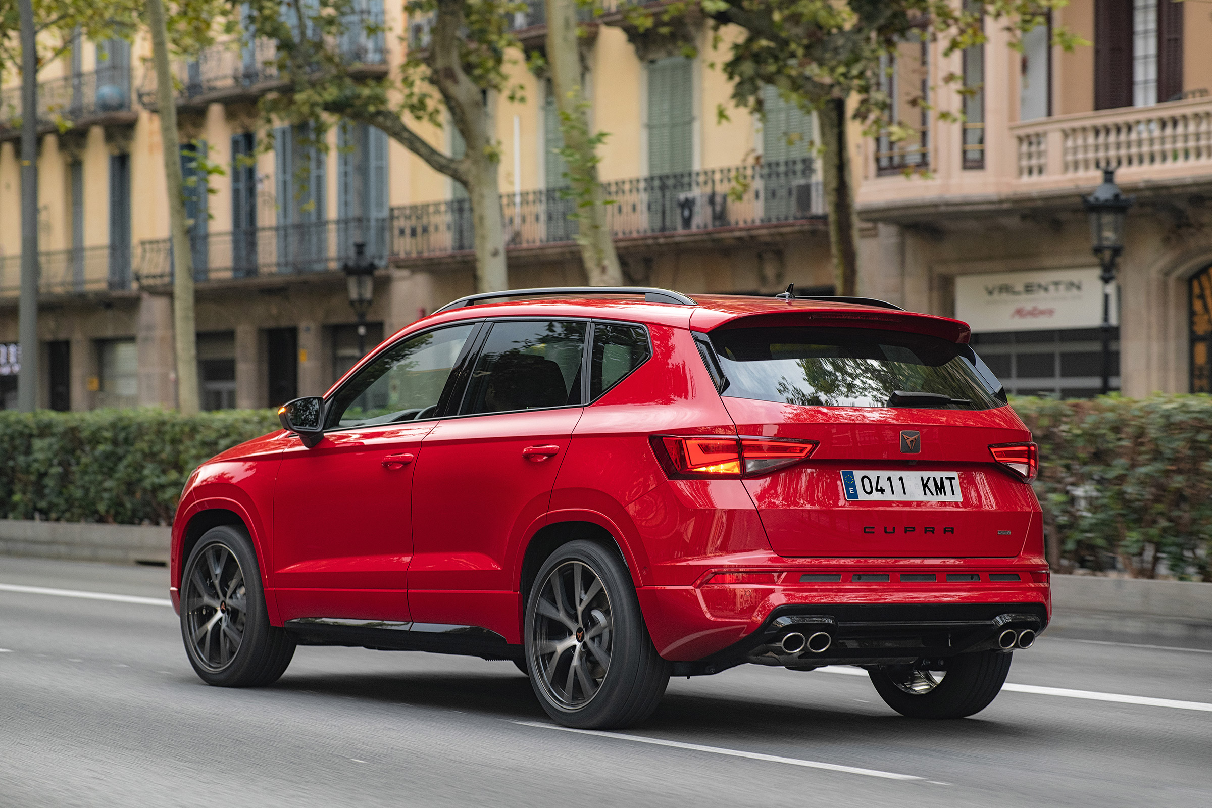 Ateca Cupra - red rear quarter