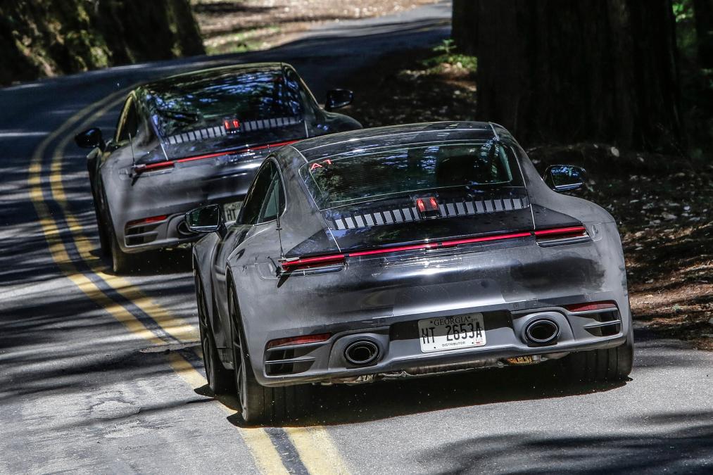 992 Porsche 911 Carrera S prototype - rear