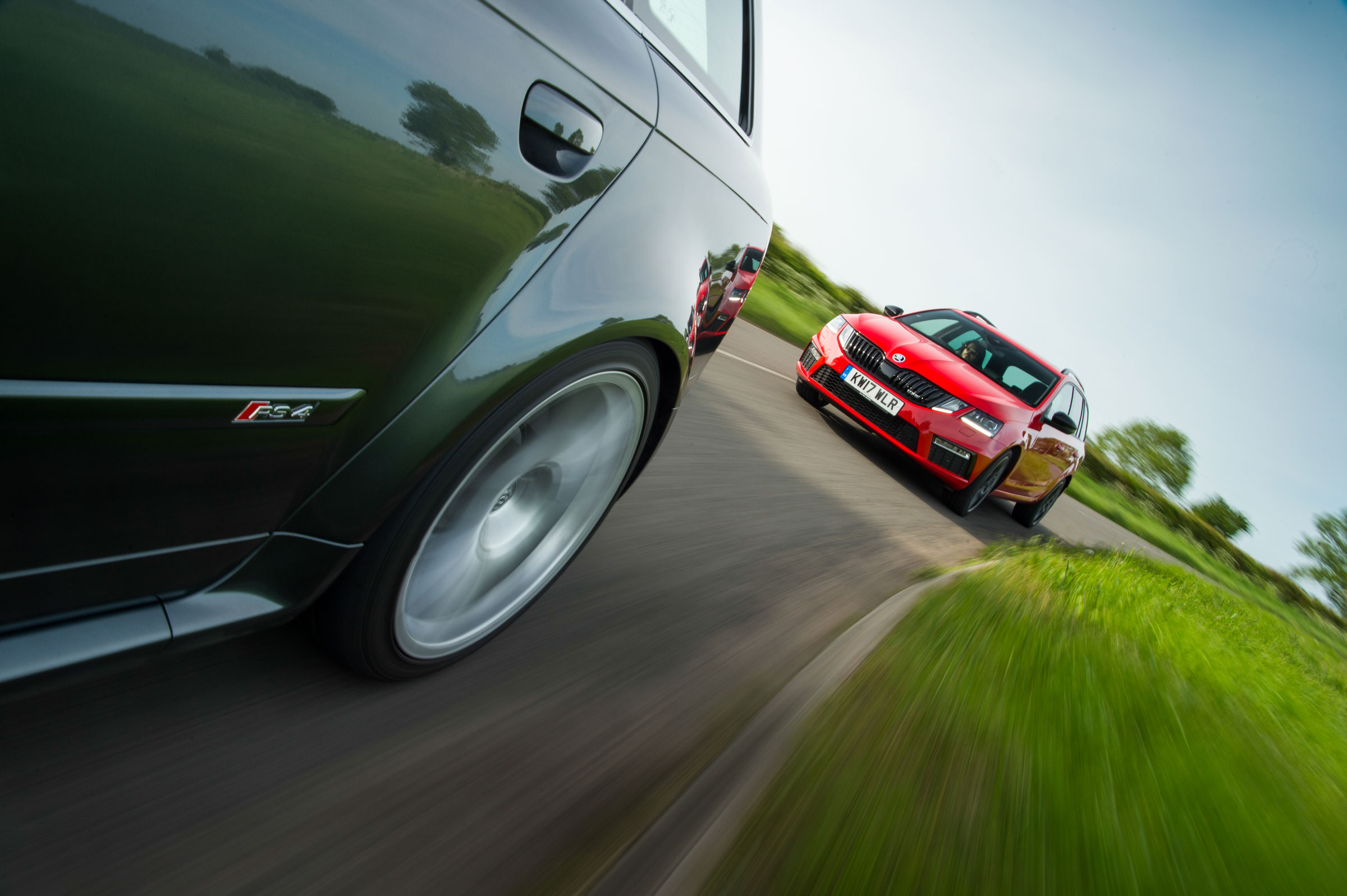 Skoda Octavia vRS 245 Estate and Audi RS4 Avant (B7)
