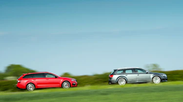 Skoda Octavia vRS 245 Estate and Audi RS4 Avant (B7)