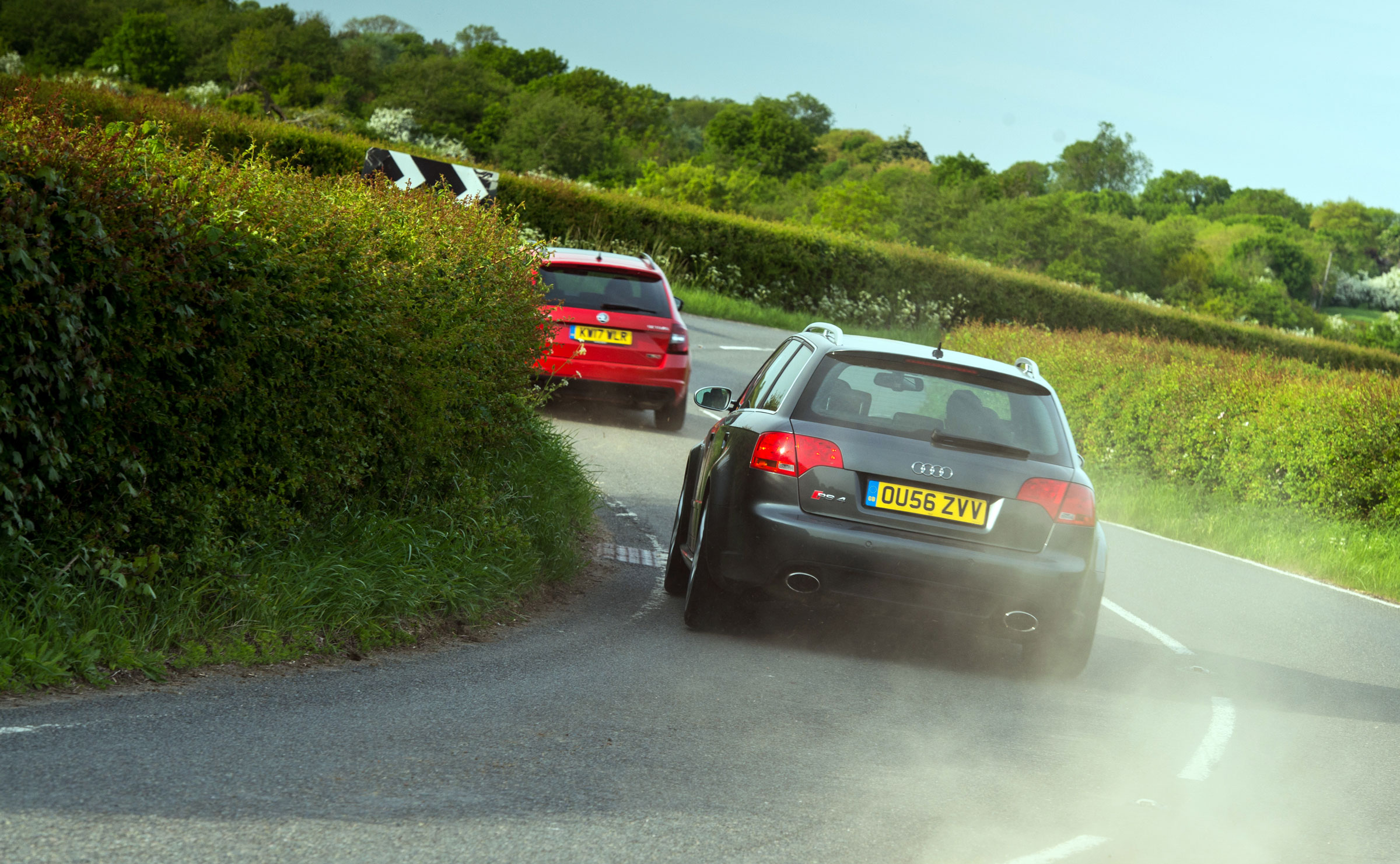 Skoda Octavia vRS 245 Estate and Audi RS4 Avant (B7)