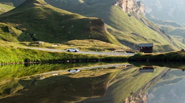 Aston Martin DBS Superleggera drive - reflection