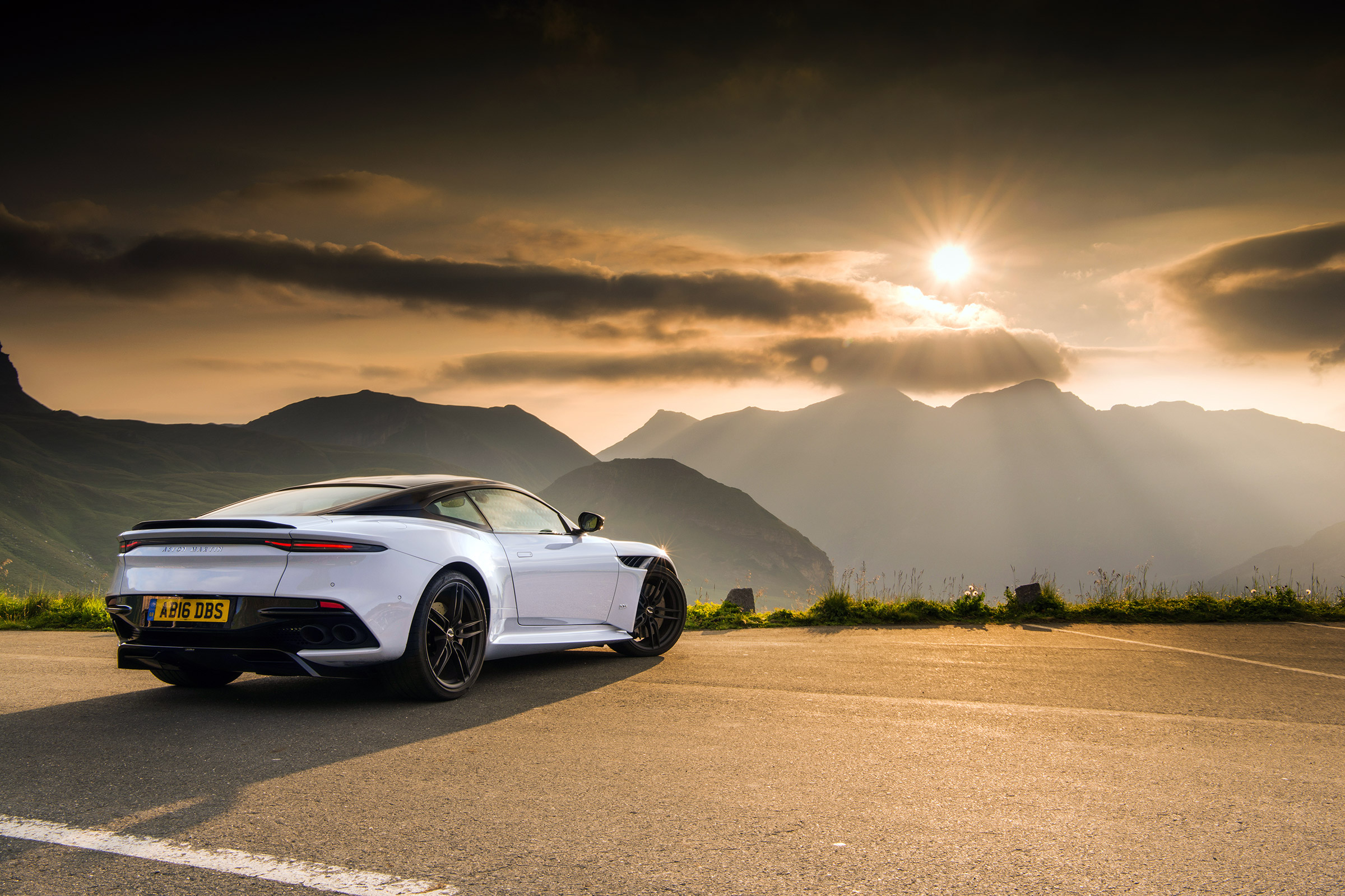Aston Martin DBS Superleggera drive - rear quarter