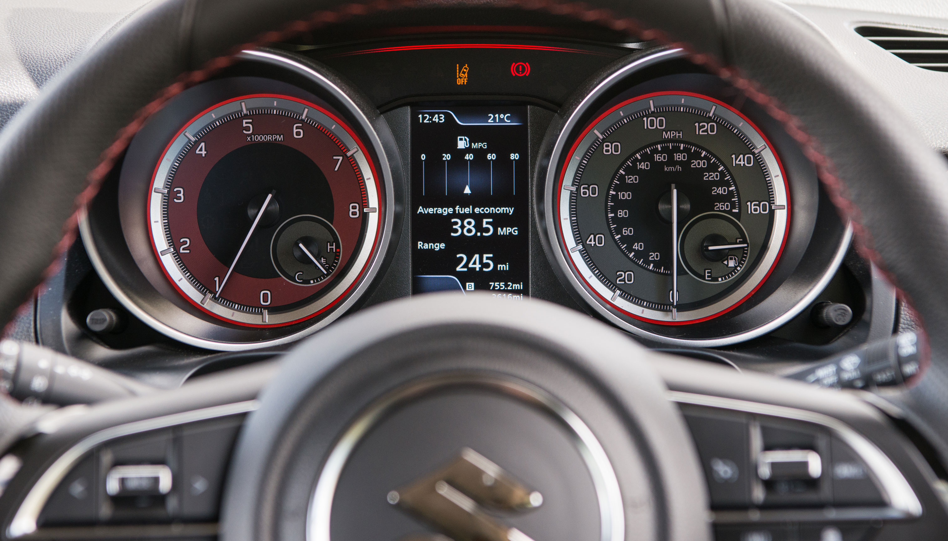 Suzuki Swift Sport - dials