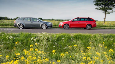Skoda Octavia vRS 245 Estate and Audi RS4 Avant (B7)