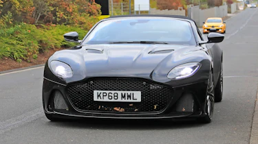 Aston Martin DBS Volante spy - OCT18 nose