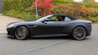 Aston Martin DBS Volante spy - OCT18 profile