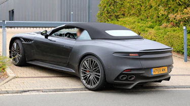 Aston Martin DBS Volante spy - OCT18 rear quarter