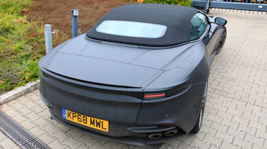 Aston Martin DBS Volante spy - OCT18 tail