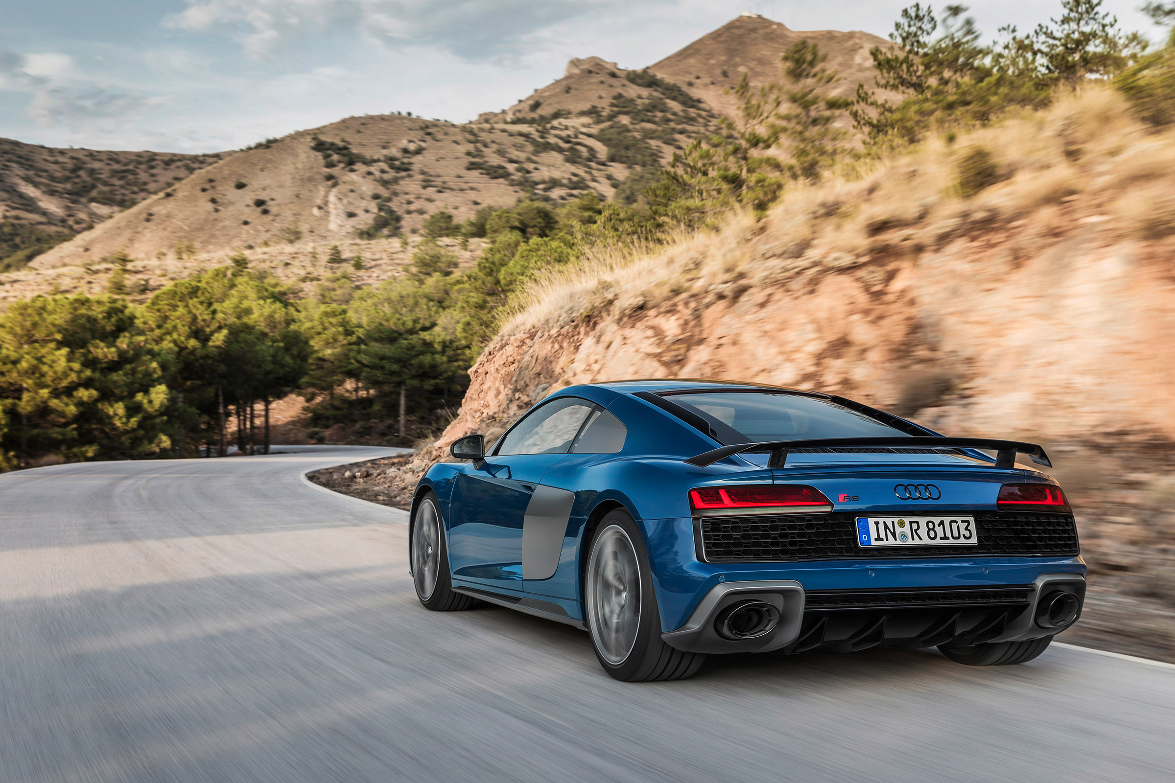 Audi R8 facelift - rear quarter