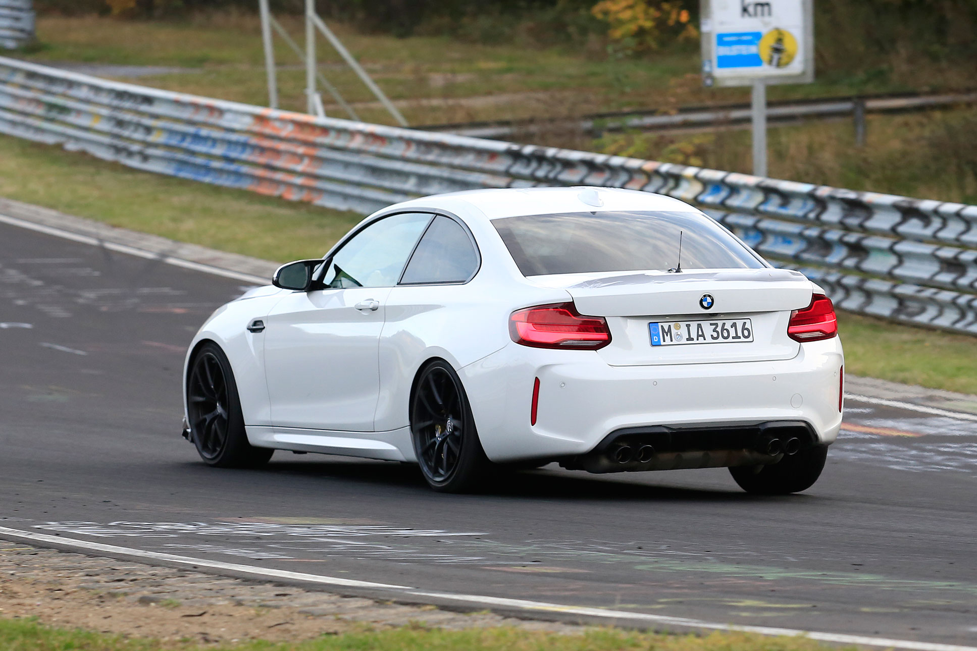 BMW M2 CS prototype - rear