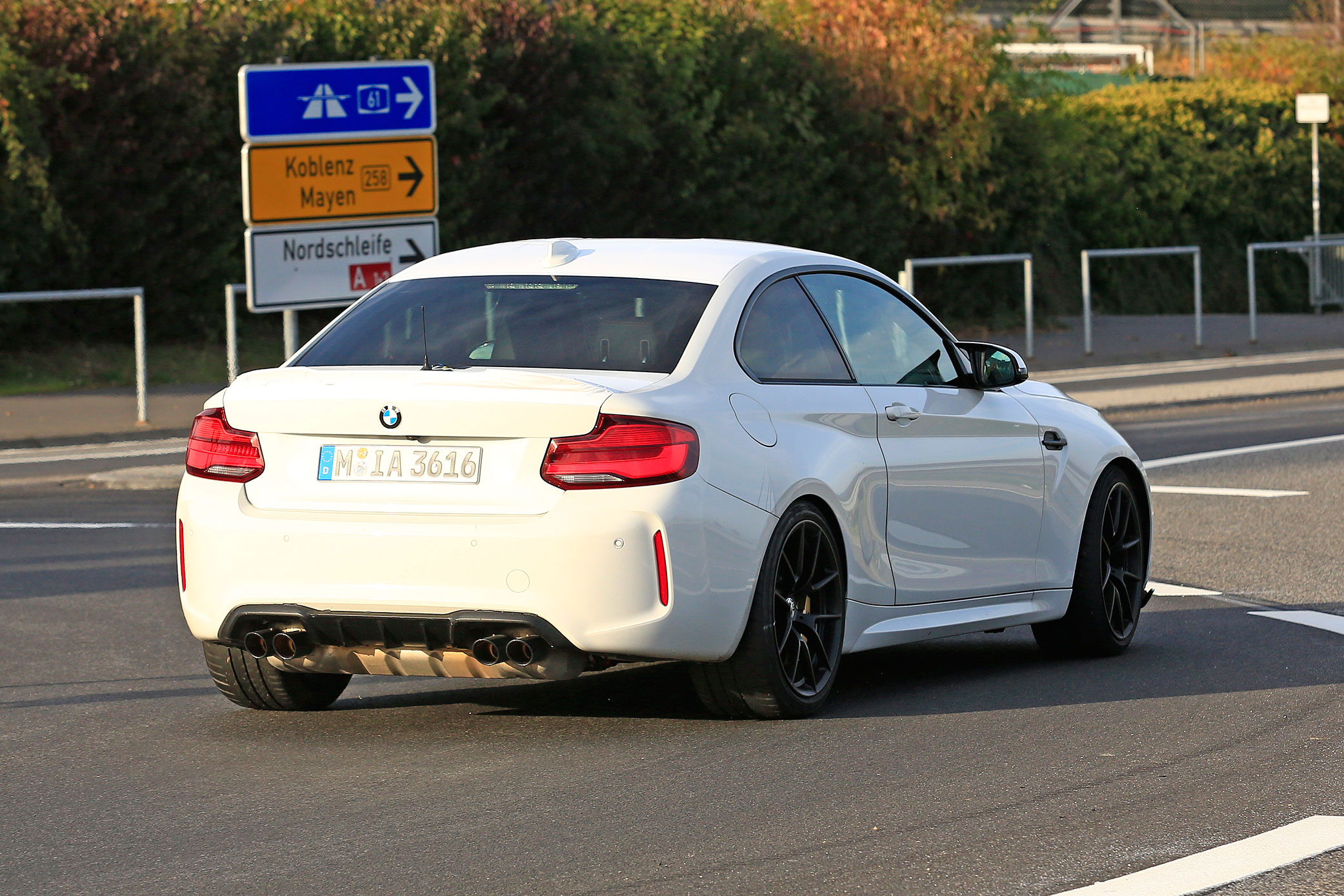 BMW M2 CS prototype - rear