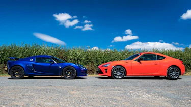Toyota GT86 and Lotus Exige S (S2)