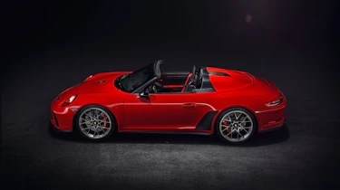 911 speedster production car side