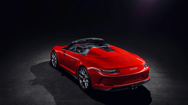 911 speedster production car rear quarter