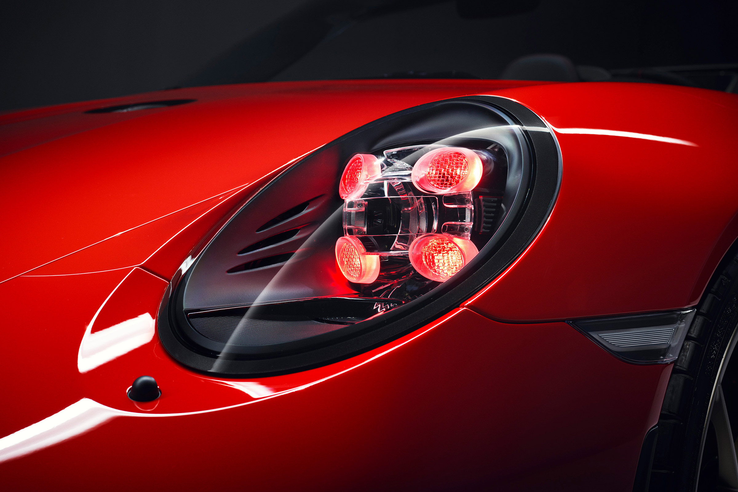 Porsche 911 Speedster headlights