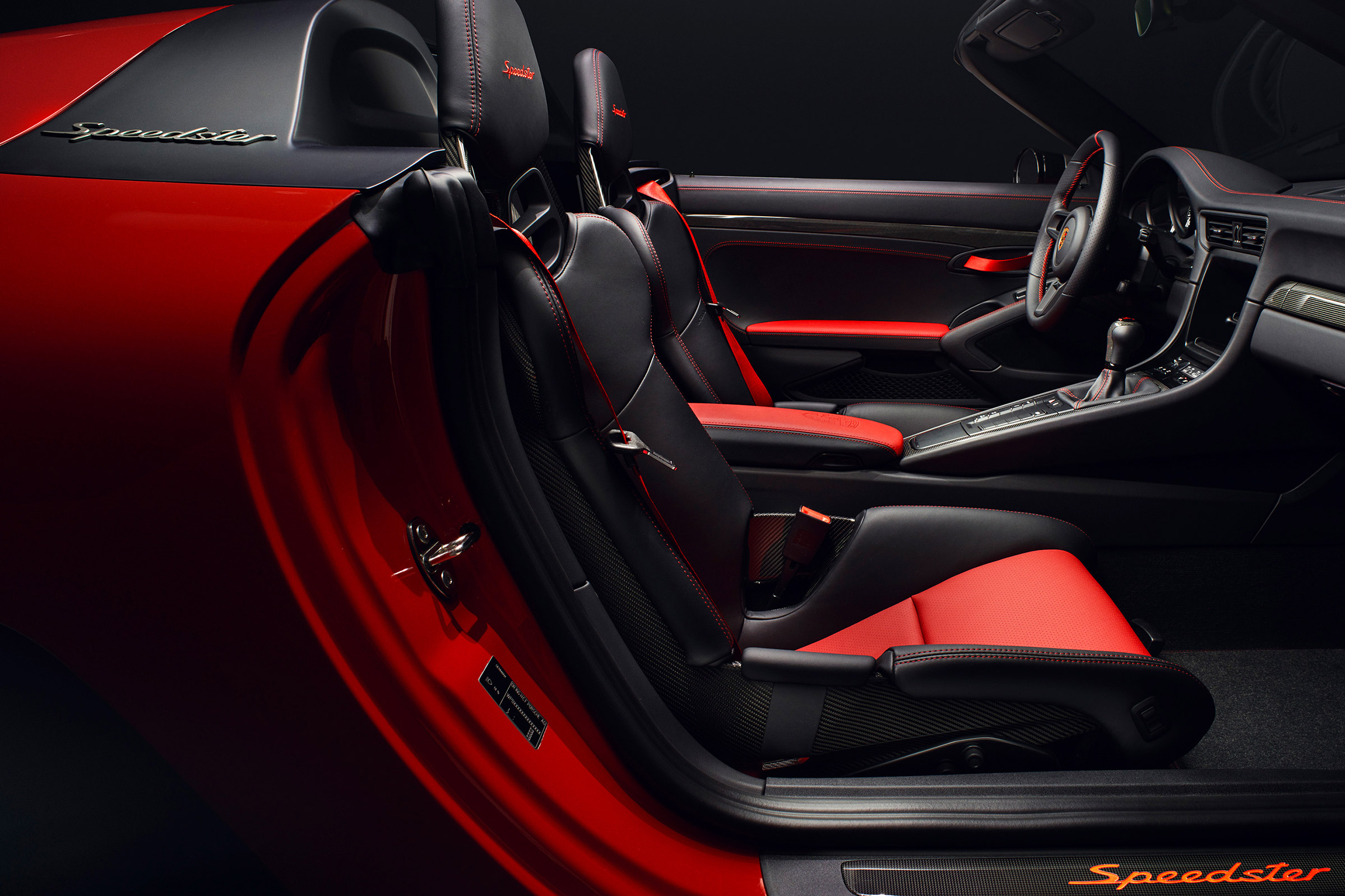 Porsche 911 Speedster interior